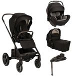 Poussette TRIO Mixx Next + Siège-auto ARRA FLEX + Nacelle Mixx Caviar + Base Curv offerte