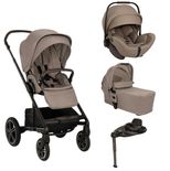 Poussette TRIO Mixx Next + Siège-auto ARRA FLEX + Nacelle Mixx Cedar + Base Curv offerte