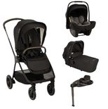 Poussette TRIO Triv Next + Siège-auto Pipa Next + Nacelle Lytl Caviar + Base Curv offerte