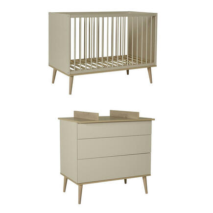 Chambre DUO Lit 60x120 + Commode FLOW + PAL OFFERT QUAX - 2