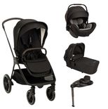 Poussette TRIV LX + Siège-auto ARRA FLEX + Nacelle Lytl Caviar+ Base Curv offerte