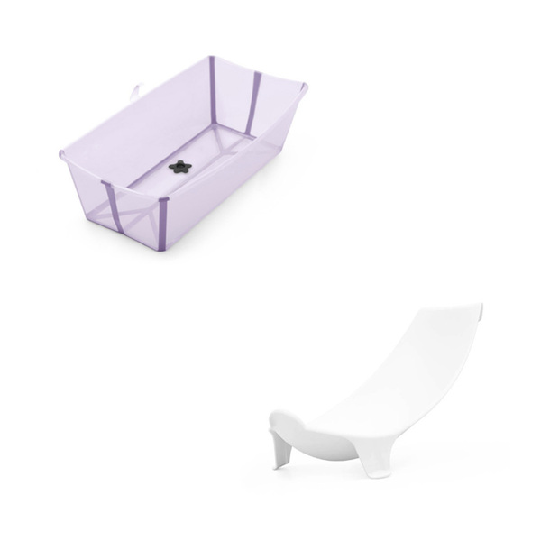 Baignoire Stokke® Flexi Bath® X-Large Lavender + Transat OFFERT STOKKE