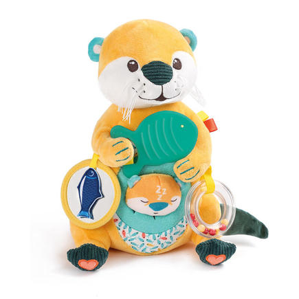 Peluche maman loutre - Multicolor LUDI