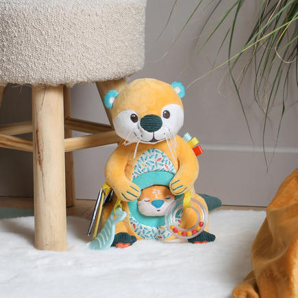 Peluche maman loutre - Multicolor LUDI - 5