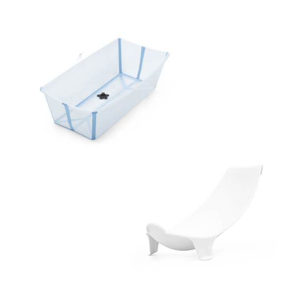 Baignoire Stokke® Flexi Bath® X-Large Ocean Blue + Transat OFFERT STOKKE