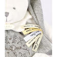 Peluche eveil Bébé Ours Blanc Argente - 30 cm DOUDOU ET COMPAGNIE - 2