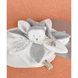 Doudou plat pétales Ours Blanc Argente - 25 cm DOUDOU ET COMPAGNIE - 6