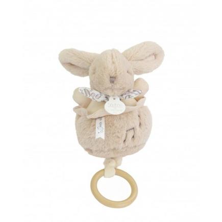 Lapin DOUDOU - Boite à musique Beige DOUDOU ET COMPAGNIE