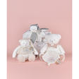 Doudou plat pétales Ours Blanc Argente - 25 cm DOUDOU ET COMPAGNIE - 8