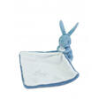 Doudou Lapin mouchoir 10 cm - Bleu DOUDOU ET COMPAGNIE - 6
