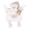 Doudou Ours cape Blanc Crème - 25 cm DOUDOU ET COMPAGNIE