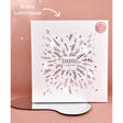 Doudou plat pétales Ours Blanc Rose - 25 cm DOUDOU ET COMPAGNIE - 4
