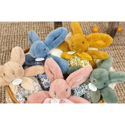 Doudou Lapin mouchoir 10 cm - Beige DOUDOU ET COMPAGNIE - 3
