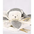 Doudou plat pétales Ours Blanc Argente - 25 cm DOUDOU ET COMPAGNIE - 9