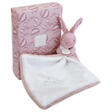 Doudou Lapin mouchoir 10 cm - Rose DOUDOU ET COMPAGNIE