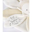 Doudou plat pétales Ours Blanc Crème - 25 cm DOUDOU ET COMPAGNIE - 6
