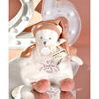 Doudou Ours cape Blanc Rose - 25 cm DOUDOU ET COMPAGNIE - 3