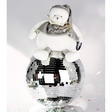 Peluche eveil Bébé Ours Blanc Argente - 30 cm DOUDOU ET COMPAGNIE - 7