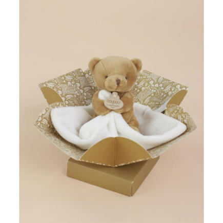 Doudou mouchoir- Mon petit ourson - Marron - 10 cm DOUDOU ET COMPAGNIE - 6