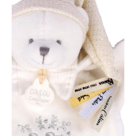 Doudou Ours cape Blanc Crème - 25 cm DOUDOU ET COMPAGNIE - 2