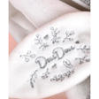 Doudou plat pétales Ours Blanc Argente - 25 cm DOUDOU ET COMPAGNIE - 4