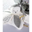 Doudou plat pétales Ours Blanc Argente - 25 cm DOUDOU ET COMPAGNIE - 2