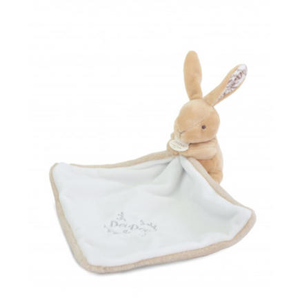 Doudou Lapin mouchoir 10 cm - Beige DOUDOU ET COMPAGNIE - 6