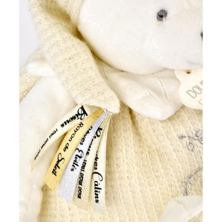 Peluche eveil Bébé Ours Beige - 30 cm DOUDOU ET COMPAGNIE - 3