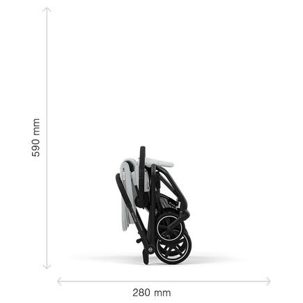 Poussette Eezy S Twist +2 BLK - Fog Grey CYBEX - 2