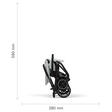 Poussette Eezy S Twist +2 BLK - Fog Grey CYBEX - 2