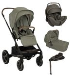 Poussette TRIO Mixx Next + Siège-auto Arra Flex + Nacelle Lytl Pine + Base Curv offerte