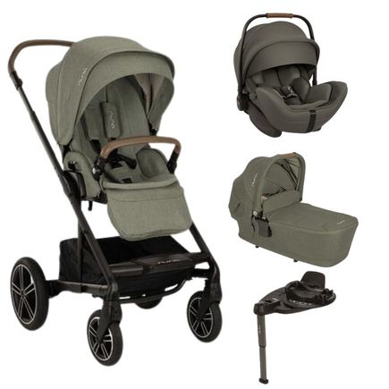 Poussette TRIO Mixx Next + Siège-auto Arra Flex + Nacelle Lytl Pine + Base Curv offerte NUNA
