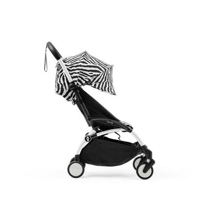 Poussette YOYO3 Pack 6+ Zèbre / Cadre Blanc STOKKE - 7