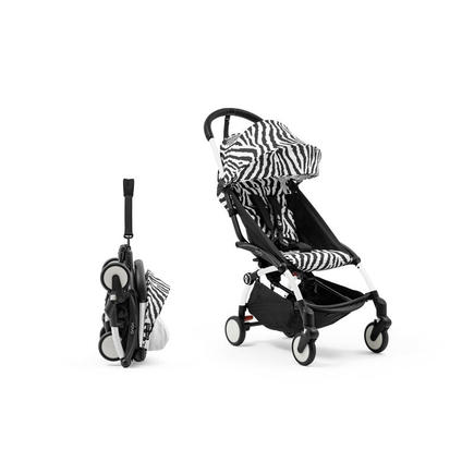 Poussette YOYO3 Pack 6+ Zèbre / Cadre Blanc STOKKE - 2