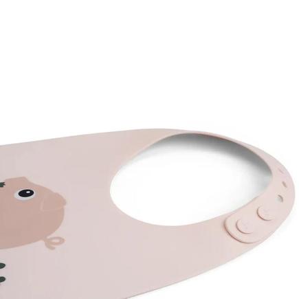 Bavoir en silicone Pigee Rose DONE BY DEER - 6