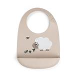 Bavoir en silicone Sheepy Sable