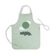 Tablier imperméable pour enfants Happy Clouds Vert DONE BY DEER