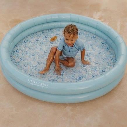 Piscine gonflable Rêves d'Océan Bleu LITTLE DUTCH - 4