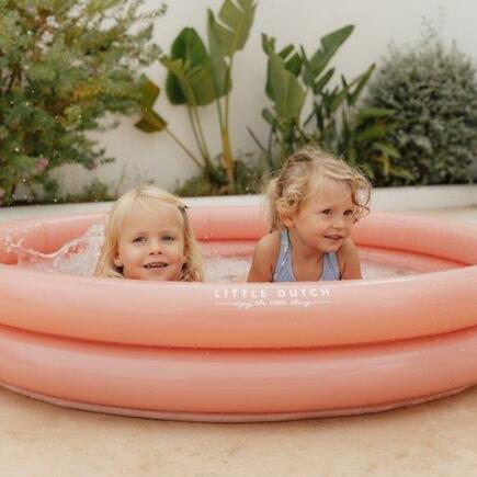 Piscine gonflable Rêves d'Océan Rose LITTLE DUTCH - 6