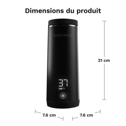 Chauffe biberon nomade Superfast Portable Bottle Warmer Noir BABY BREZZA - 8