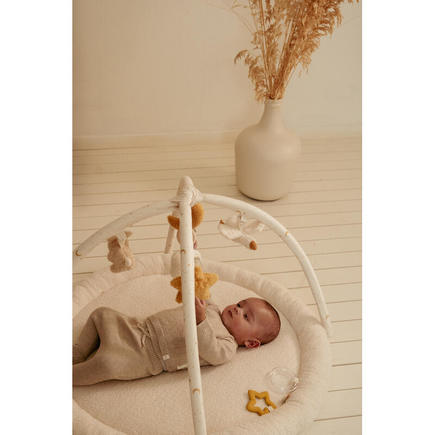 Tapis d'activités avec arches Newborn Naturals Blanc LITTLE DUTCH - 10