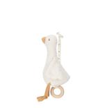 Peluche musicale Oie Newborn Naturals Blanc