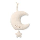 Peluche musicale Lune et Etoile Newborn Naturals Blanc