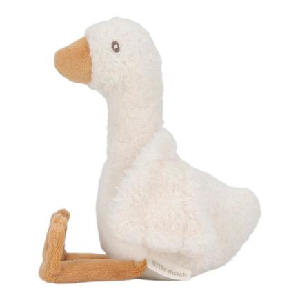 Petite peluche Oie Newborn Naturals Blanc LITTLE DUTCH - 4