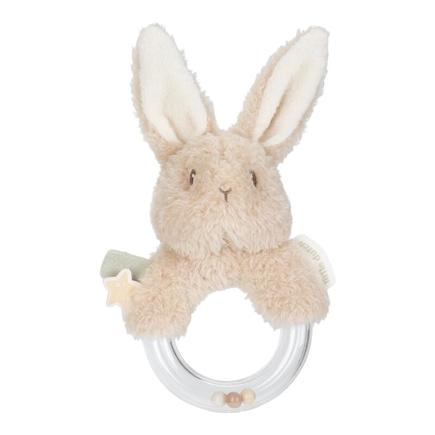 Hochet Lapin Newborn Naturals Beige LITTLE DUTCH