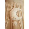 Peluche musicale Lune et Etoile Newborn Naturals Blanc LITTLE DUTCH - 5