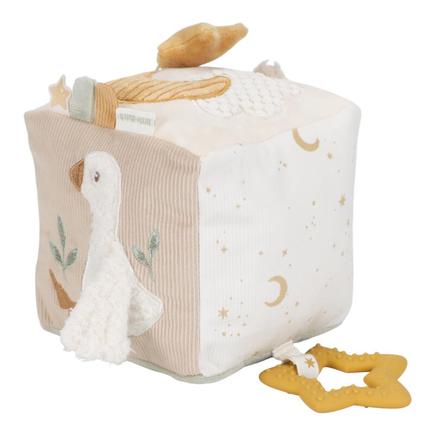 Cube d'activités Soft Newborn Naturals Multicolore LITTLE DUTCH