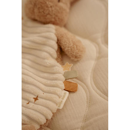 Doudou Lapin Newborn Naturals Beige et blanc LITTLE DUTCH - 3