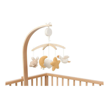 Mobile musical en bois Newborn Naturals Multicolore LITTLE DUTCH - 5