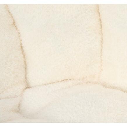 Pouf bouclette Newborn Naturals Blanc LITTLE DUTCH - 3